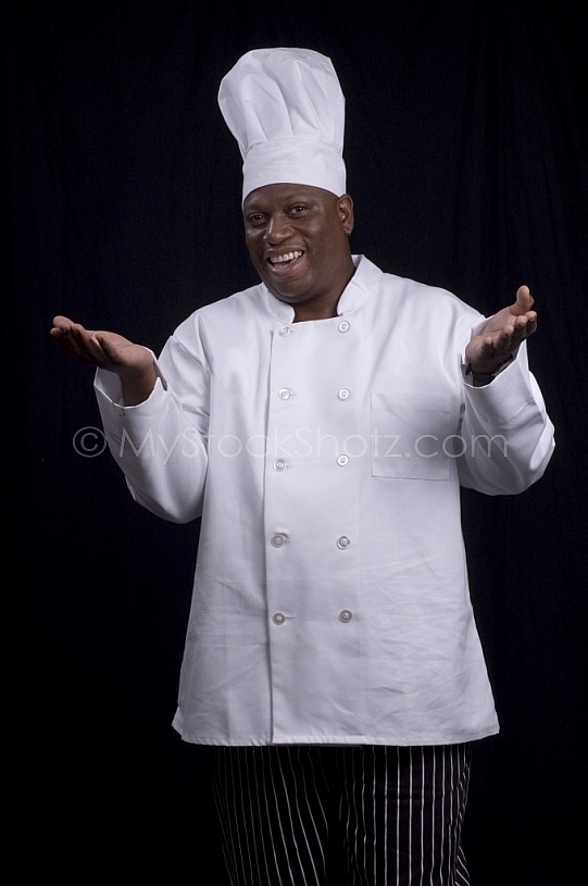 chef shrugging