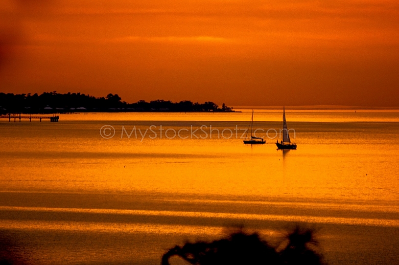 Mobile Bay Sunset - Montrose Alabama