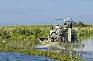Airboat in Mobile Delta