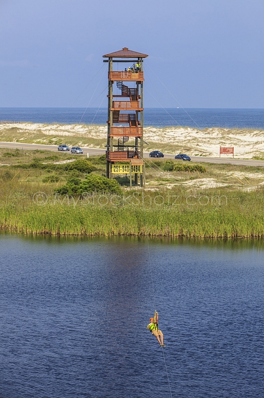 Ziplines at Gulf State Park
