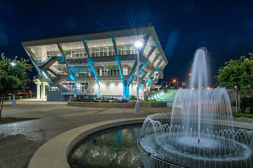 GulfQuest Maritime Museum - At Night
