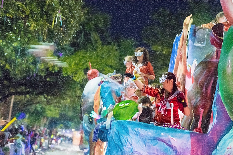 Mardi Gras Parade in Mobile, Alabama