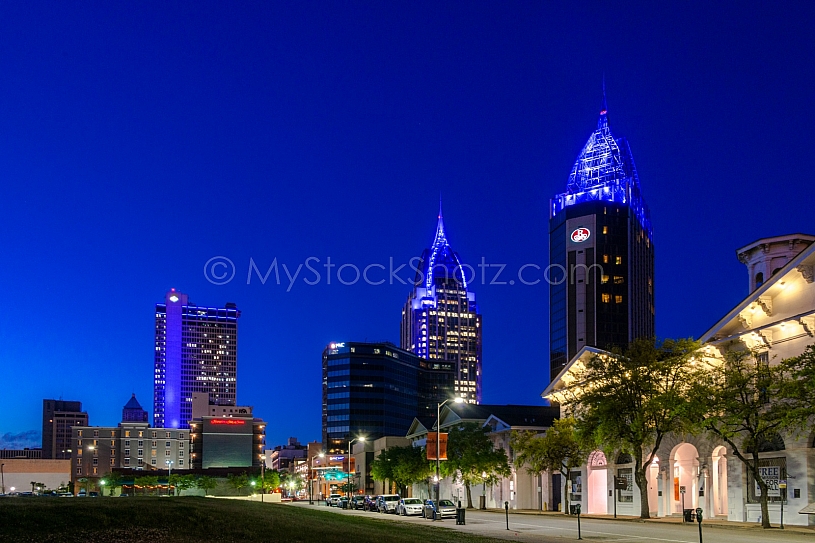Towers Skyline - Autism Awareness 2015