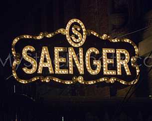 Saenger Theatre sign - Mobile