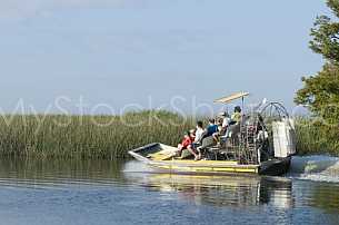 Airboat in Mobile Delta