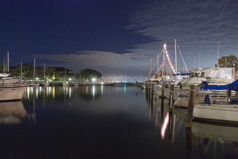 Marina at night - Marriott Grand hotel