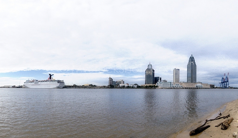 Mobile River Skyline