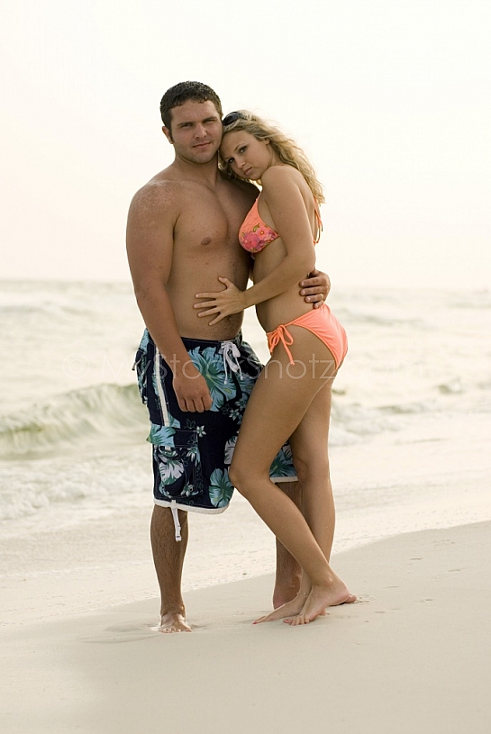 young love at the beach