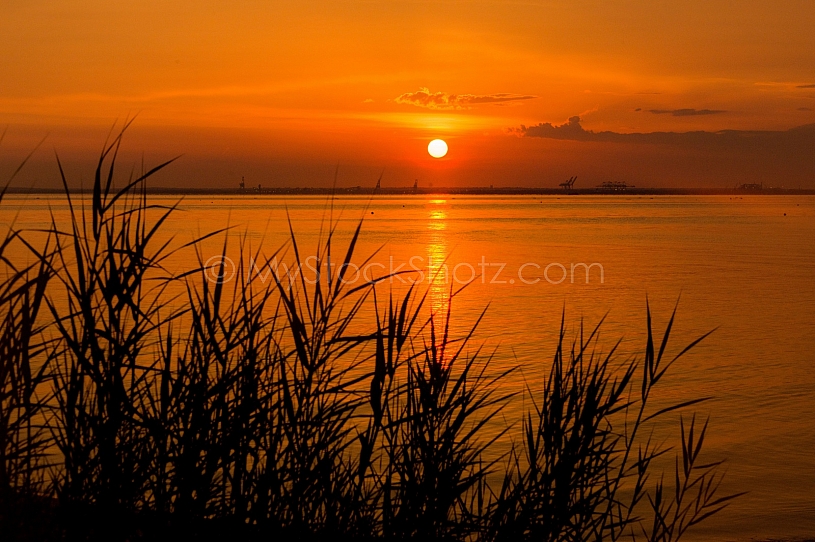 Sunset on Mobile Bay