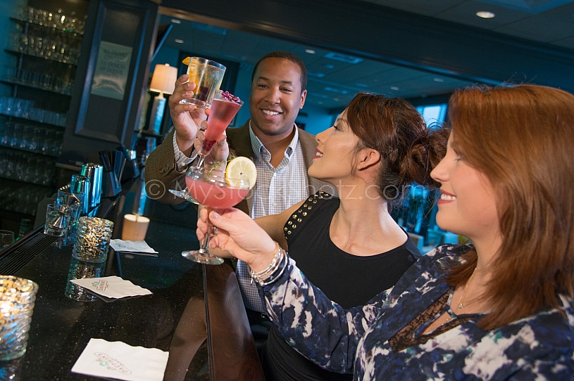 Drinks with friends.