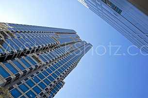 Buildings looking up