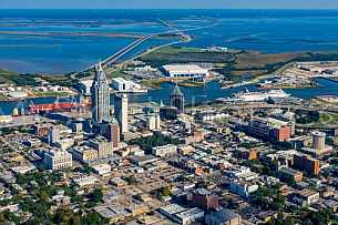 Mobile Alabama by air