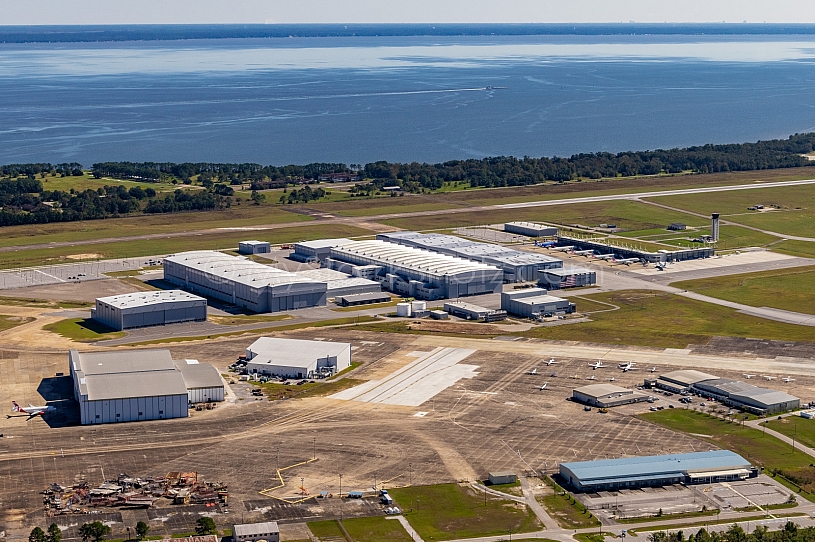 AIRBUS FAL Mobile Alabama - Oct 31, 2021 Aerial