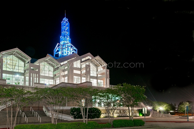 Arthur Outlaw Convention Center - Night Shot