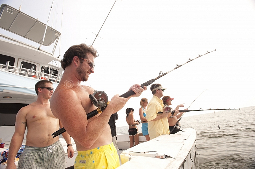 Fishing in the Gulf of Mexico - South of Dauphin Island