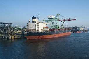 River & Shipping industry in Mobile, Alabama