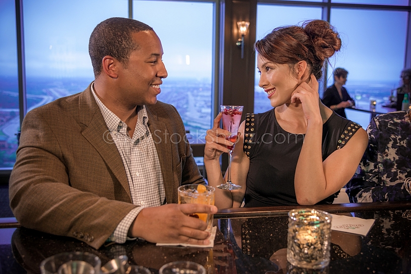 Drinks with friends.