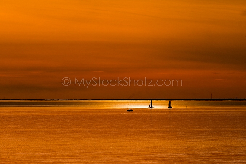 Mobile Bay Sunset - Montrose Alabama