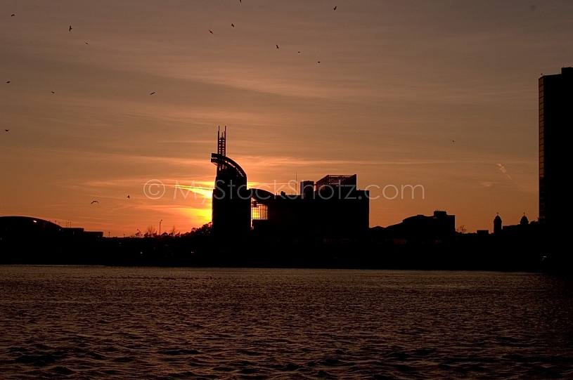 Government Plaza Sunset