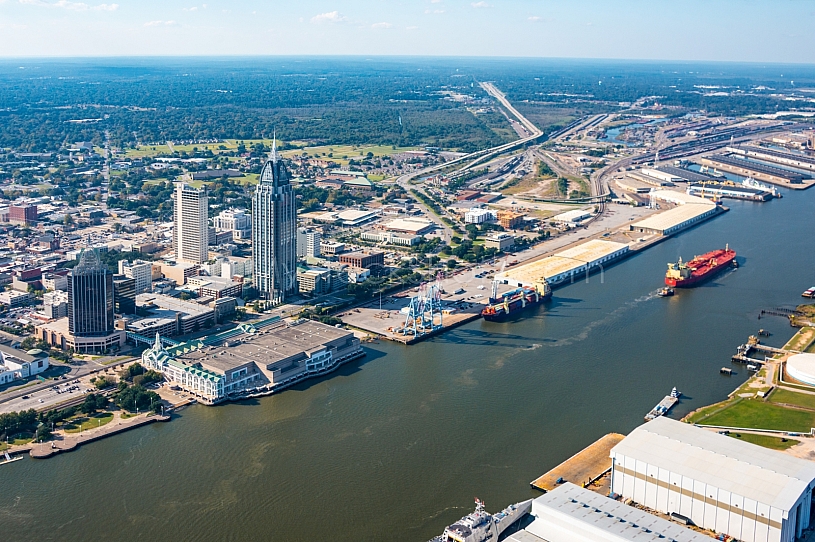 Port of Mobile - Mobile Alabama by air