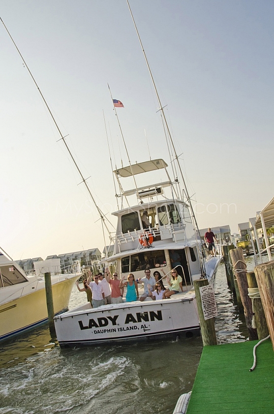 Fishing in the Gulf of Mexico - South of Dauphin Island