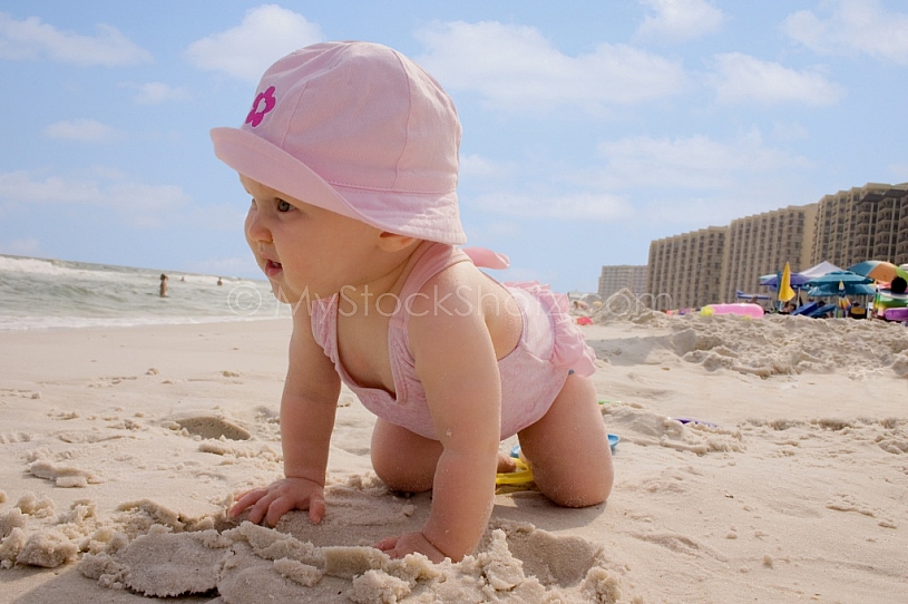 babe on the beach