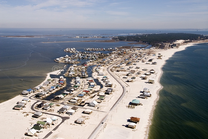 Dauphin Island aerial