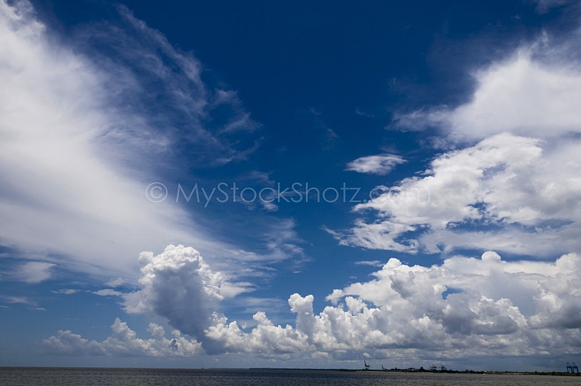 Clouds over Mobile Bay