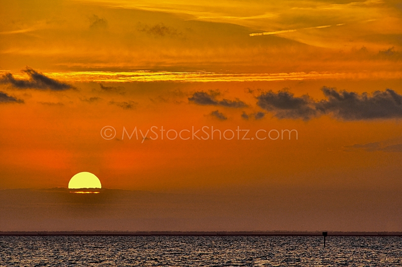 Sunset over Mobile Bay