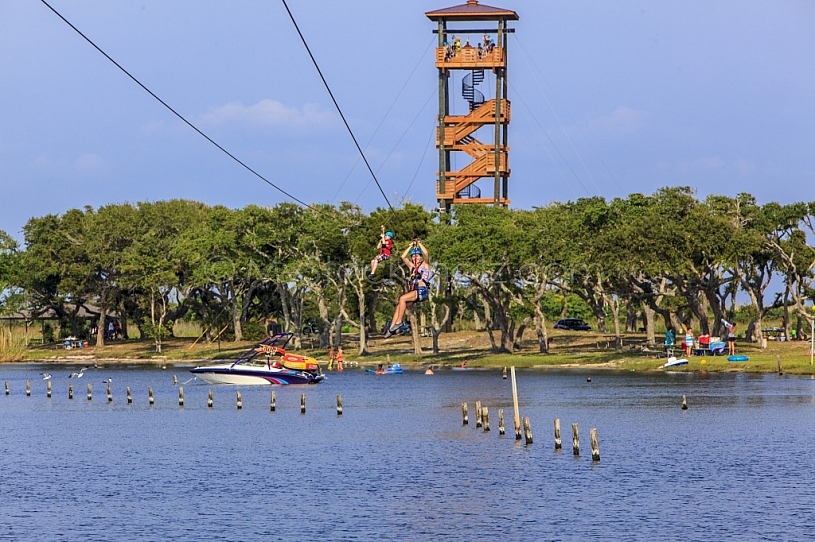 Ziplines at Gulf State Park