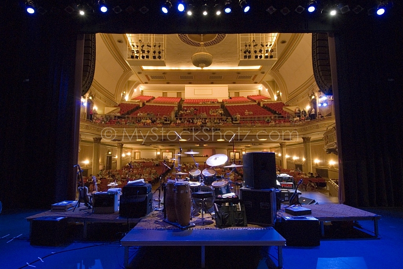 Backstage view at the Saenger Theatre