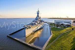 USS Alabama Battleship in Mobile, Alabama