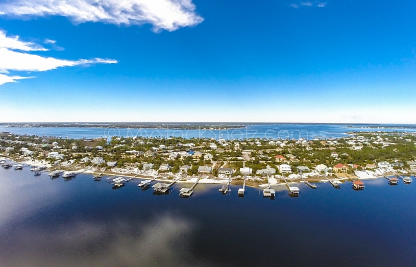 Aerial view of Ono Island