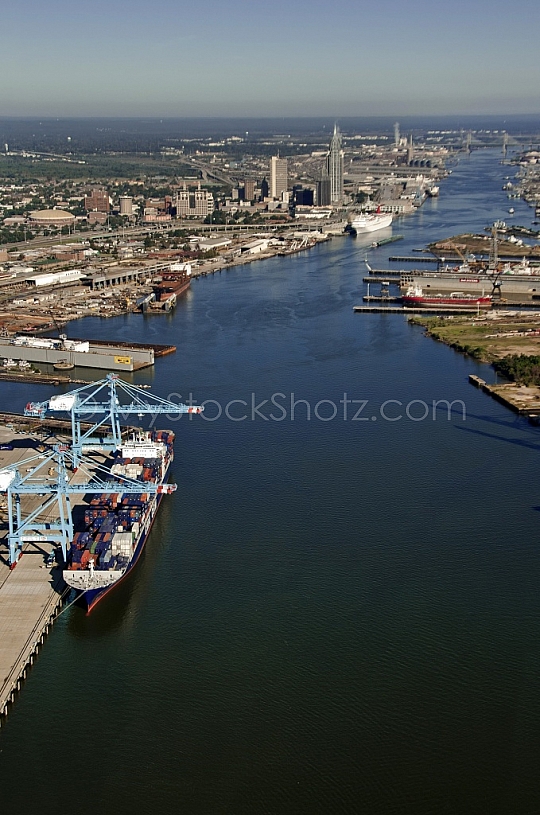 Aerial Mobile Alabama