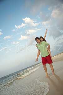 Gulf Shores Family on Beach