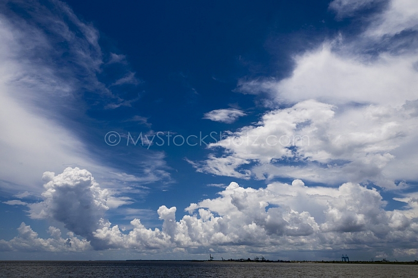 Clouds over Mobile Bay
