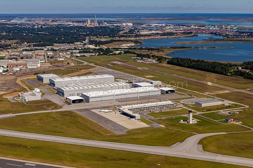 AIRBUS FAL Mobile Alabama - Oct 31, 2021 Aerial