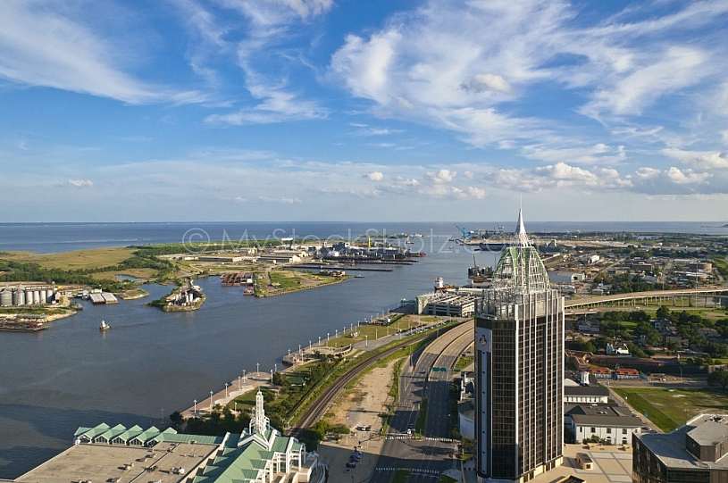 Mobile River scenic view