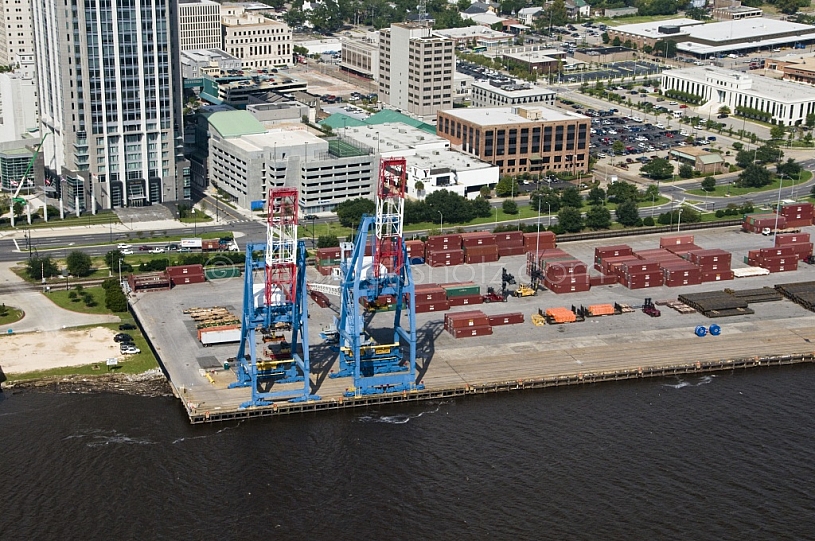 State Docks Aerial