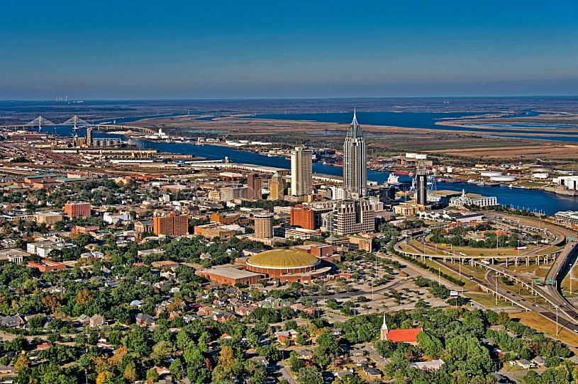 Mobile, Alabama Skyline