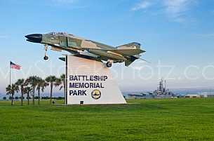 Battleship Park - Entrance Sign