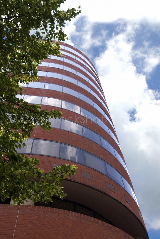 office round and sky