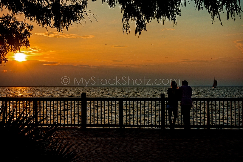 Sunset at Mobile Bay