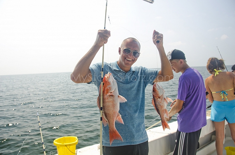 Fishing in the Gulf of Mexico - South of Dauphin Island