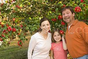 Family at Mobile Botanical Gardens