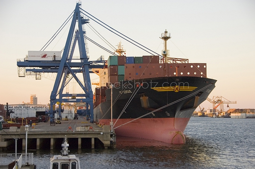 Container Ship in port