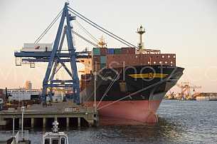 Container Ship in port