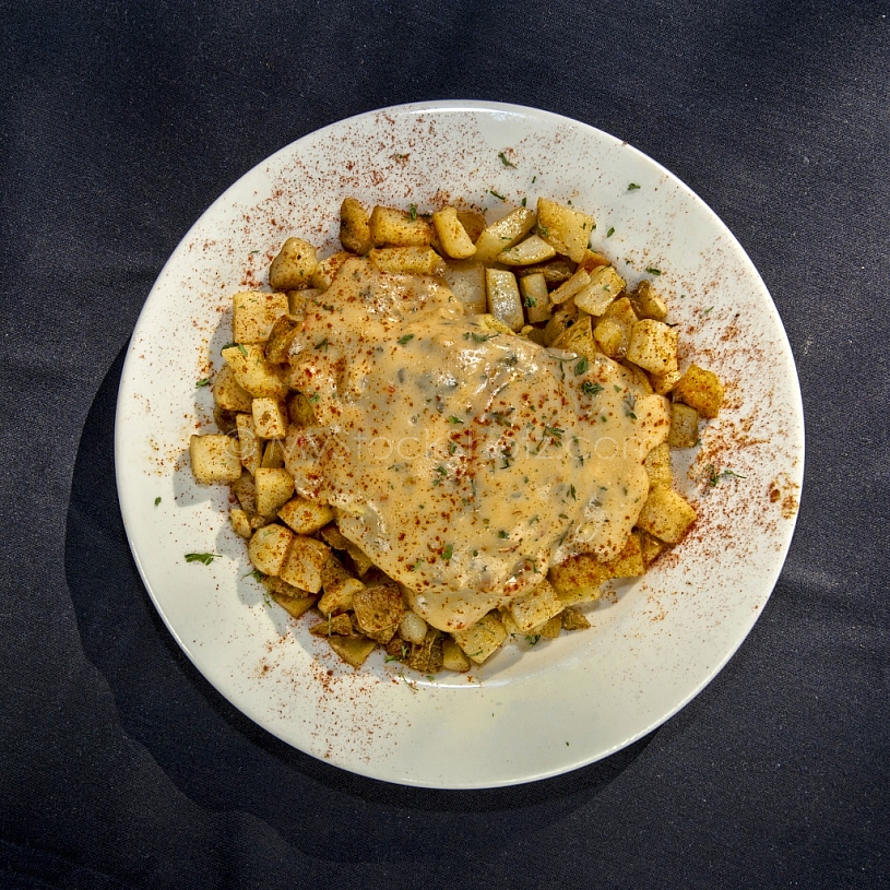 Signature Hash Browns at Spot of Tea