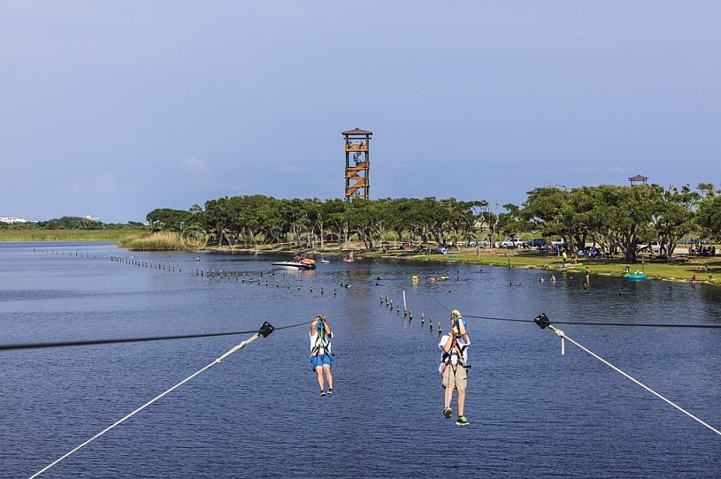 Ziplines at Gulf State Park