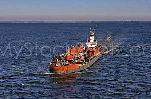 Ship on Mobile Bay